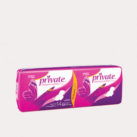 Private Extra Thin Night 14 Pads