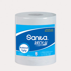 Sanita serv u White Maxi Roll 130m 1 Roll
