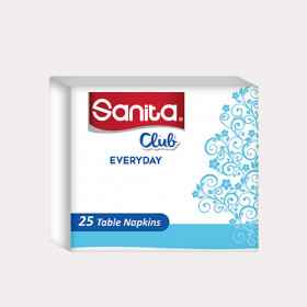 Sanita Club every day 25 table napkins