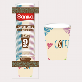 Sanita Paper Cups 9Oz