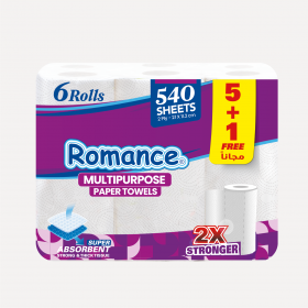 Romance 90 Sheet kitchen Towel (5+1) rolls