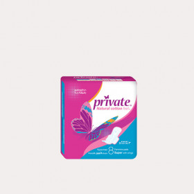 Private Extra Thin Super 8 Pads