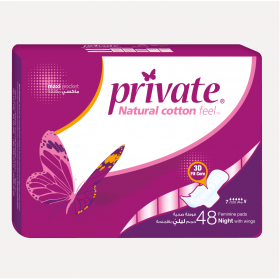 Private Maxi Pocket Night 48 Pads