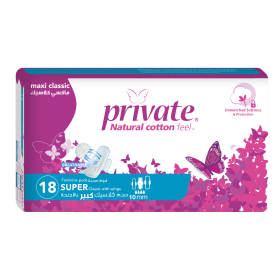 Private Maxi Super 18 Pads